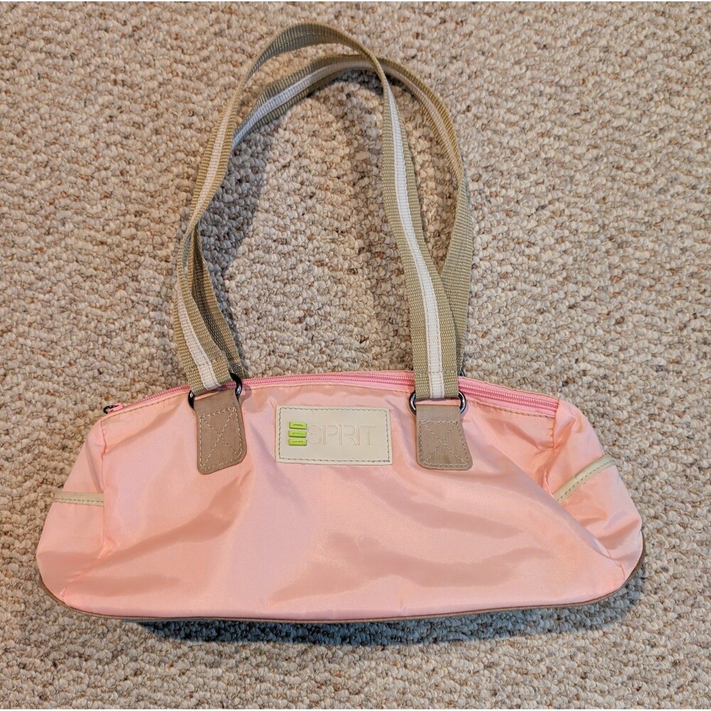 Vintage ESPIRIT Purse Hand Shoulder Bag Pink Pastel Retro Y2K Mallcore